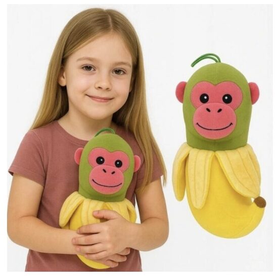 Vaikiškas žaislas bezdžionėlė Chimpanzini Bananini, 20cm